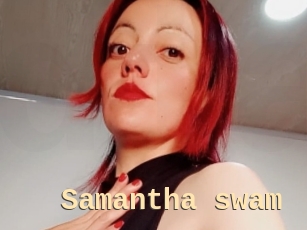 Samantha_swam